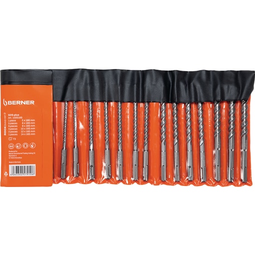 Hammer drill bit ROCKbeaver 3 SDS-plus Set 18pcs.