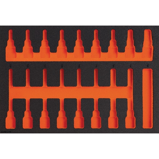 FOAM-INLETT TX-SET 1/2 17PC.