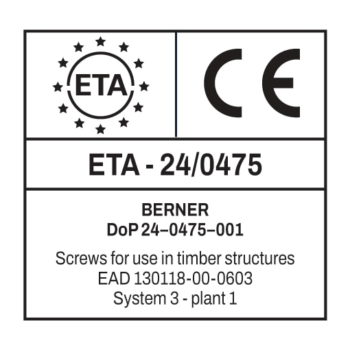 EASYtimber, houtschroef voor constructieve verbindingen EASYtimber