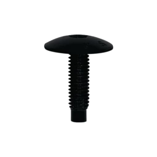 Šroub 6 x 23,8  mm Ø 19,2 mm černý