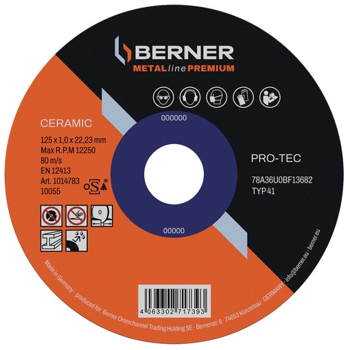 Disque à tronçonner céramique METALline Premium 230x1,9x22,23 mm