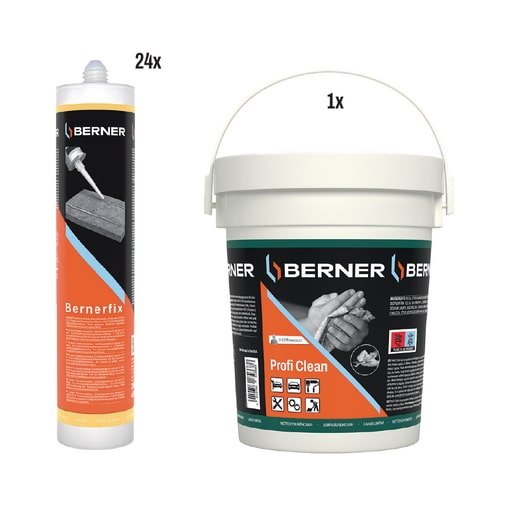 24x Bernerfix schwarz und Proficlean