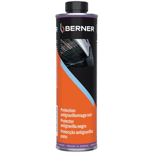 Protector antigravilla, base de caucho, pintable, negro, bote 1000 ml