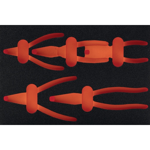 Mousses vides pour le rangement d'outils