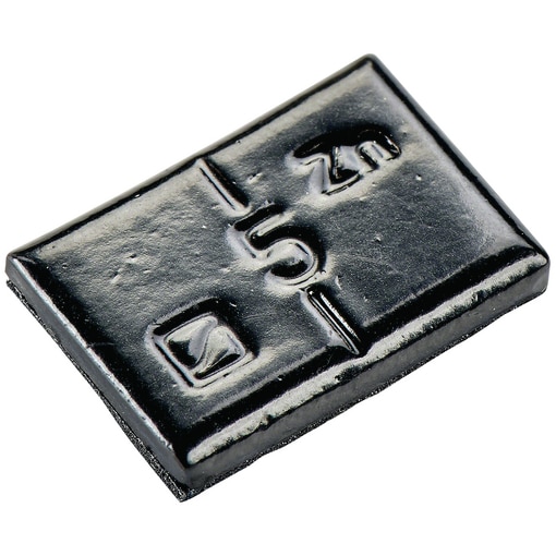 Zink-Klebegewicht Typ 361 schwarz 5 g