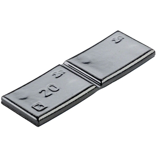 Zink-Klebegewicht Typ 361 schwarz 20 g