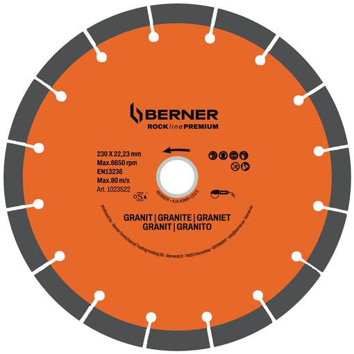 Diamond Cutting Disc Rockline Premium