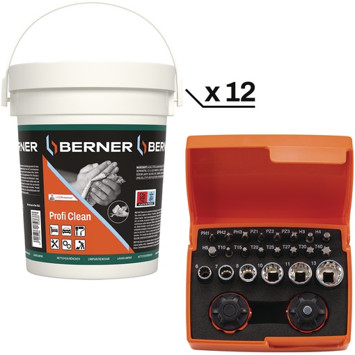 Lingettes de nettoyage pour les mains Profi Clean