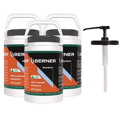 Intropack Nettoyant mains Standard 8 bidons 3L + 8 pompes