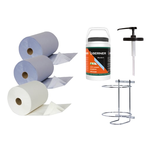 Pakket 1006009 - Poetspapier Blauw 3 laags