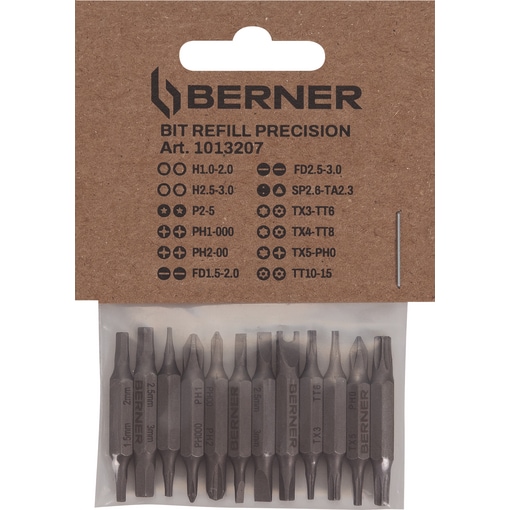 Påfyllspakke med bits Presisjon