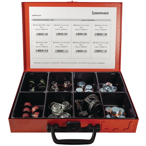 Coffret bouchons de vidange Véhicules Industriels