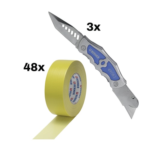 BIG DEAL Betonband + double couteau pliant