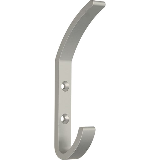 Cintre mural Nelson, Aluminium, Peint en noir, 4 ut.