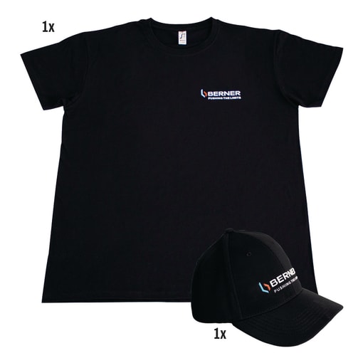 Aktionspaket BERNER Kappe und T-Shirt, Gr. S