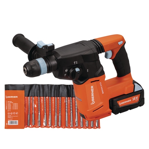 Pack 18 forets ROCKBEAVER SDS+ + perforateur BL18V
