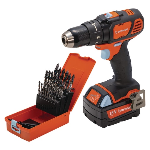 Pack 25 forets COBRA HSCO + visseuse 18V