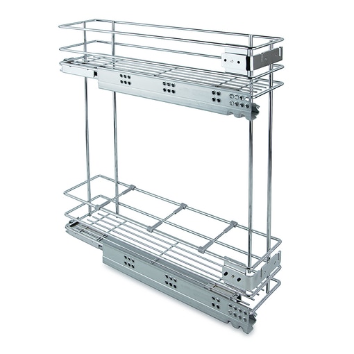 Emuca Porte-bouteilles latéral Supra fermeture amortie, Module 150mm