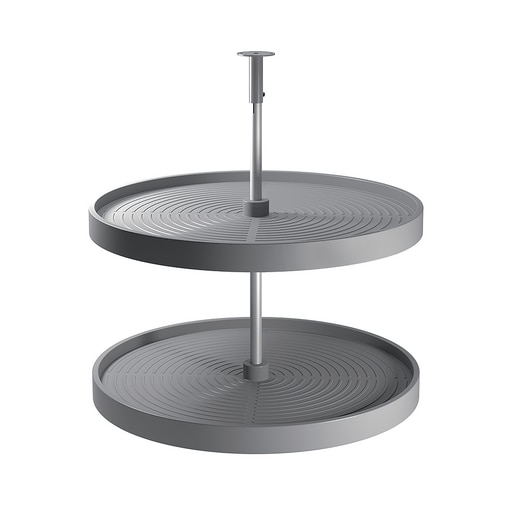 Jeux de plateaux circulaires Shelvo ø710 mm gris