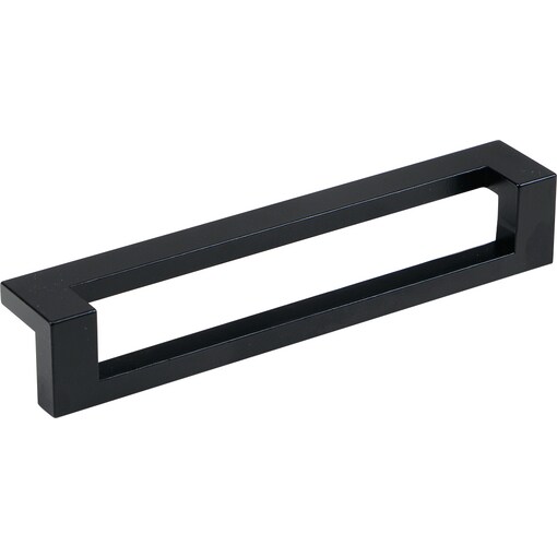 Poignée pour meuble Cleveland, 128, Peint en noir, Zamak