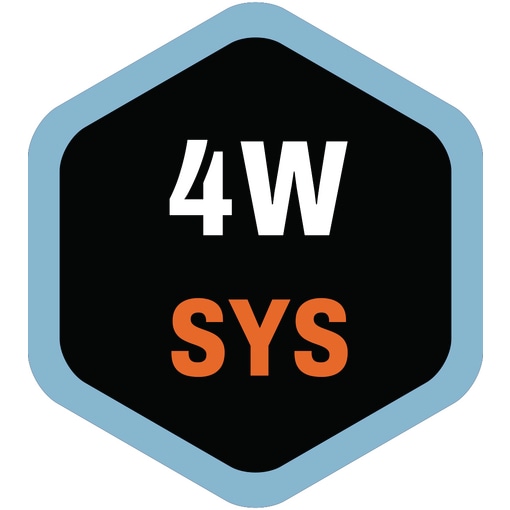 4W-System, Fenster, Fensterabdichtung, 4W-Logo, hellblau