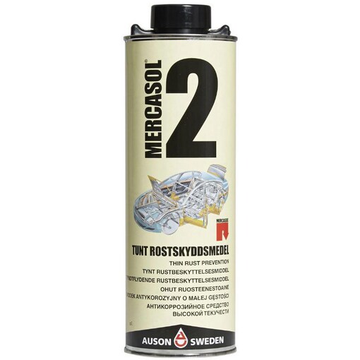 Mercasol 2 transparent motorrombeskytter 1L