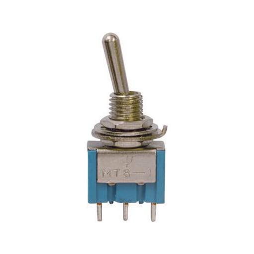 Mikro vippebryter 12V - 6A 2 terminaler