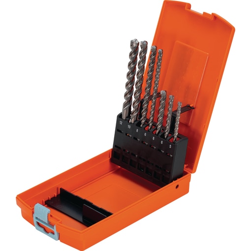 Coffret de 7 forets béton ROCKbeaver 3 SDS-plus