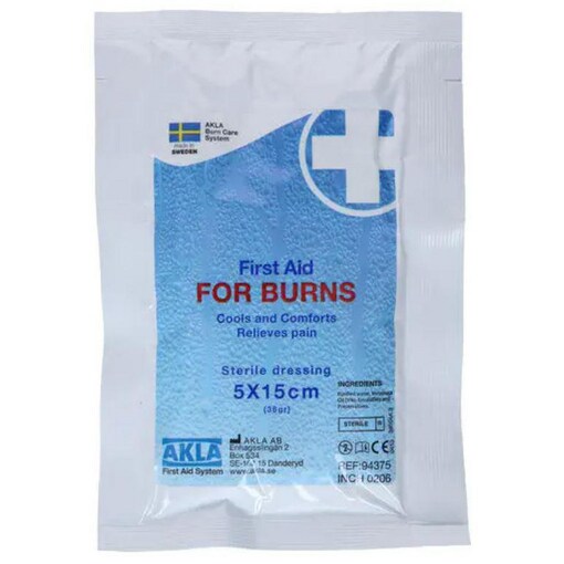 Brannskadekompress 10x10cm Akla 94393