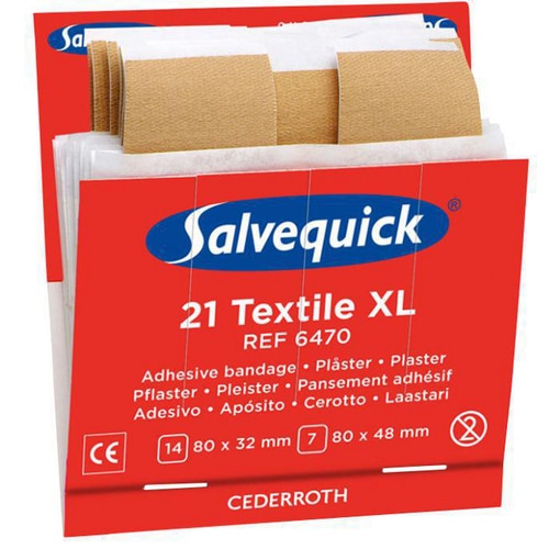 Tekstilplaster XL 6 pk á 21 stk Cederroth 6470