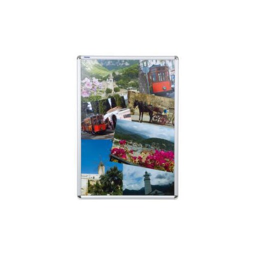 Klapprahmen, HxB 623x871mm, DIN A1, silber, Profil 25mm