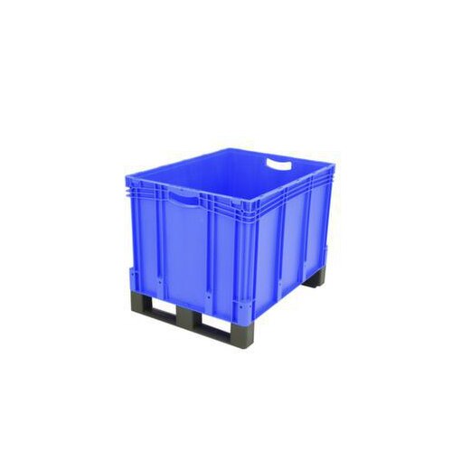 Euronorm-Stapelbehälter, HxLxB 620x800x600mm, 206l, PP, blau