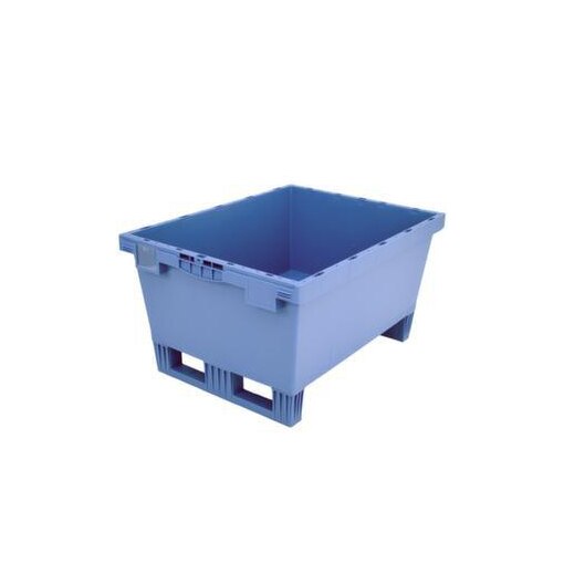 Großvolumen-Mehrwegbehälter, HxLxB 423x800x600mm, 114l, PP, taubenblau