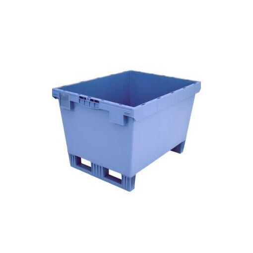 Großvolumen-Mehrwegbehälter, HxLxB 523x800x600mm, 151l, PP, taubenblau