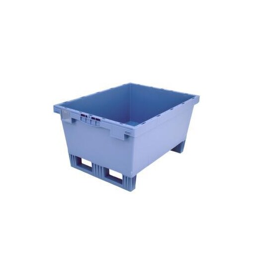 Großvolumen-Mehrwegbehälter, HxLxB 423x800x600mm, 114l, PP, taubenblau