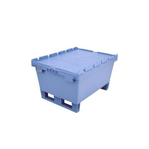 Großvolumen-Mehrwegbehälter, HxLxB 453x800x600mm, 114l, PP, taubenblau