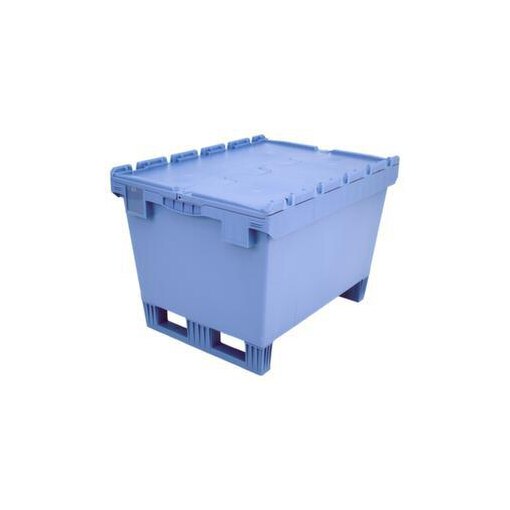 Großvolumen-Mehrwegbehälter, HxLxB 523x800x600mm, 147l, PP, taubenblau