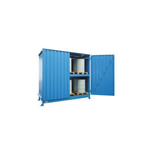 Gefahrstoff-Regalcontainer, max. 20x200l Fass, stehend