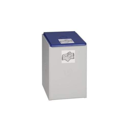 Wertstoff-Sammelbox,1x60l,HxBxT 570x360x405mm,Korpus Polystyrol lichtgrau