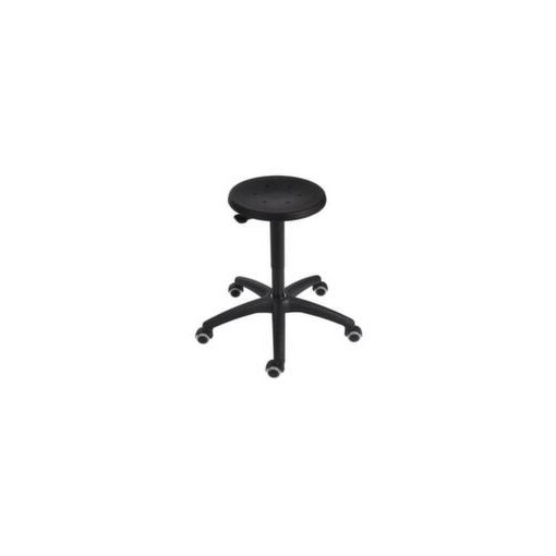 Hocker,Sitz H 400-530mm,Sitz schwarz,Gestell schwarz,Lift schwarz,Rollen