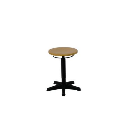 Hocker,Sitz H 370-500mm,Sitz Buche,Gestell schwarz,Lift schwarz,Gleiter