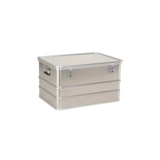 Alu-Transportkiste, HxLxB 430x743x533mm, 137l, Wände geschlossen