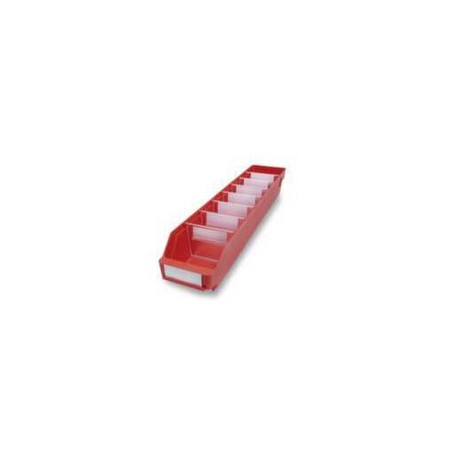 Regalkasten, HxBxT 95x120x600mm, PP, rot