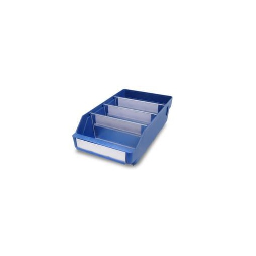 Regalkasten, HxBxT 95x180x300mm, PP, blau