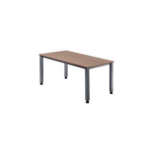 Höhenverstellbarer Schreibtisch,HxBxT 685-810x1600x800mm,Platte Nussbaum