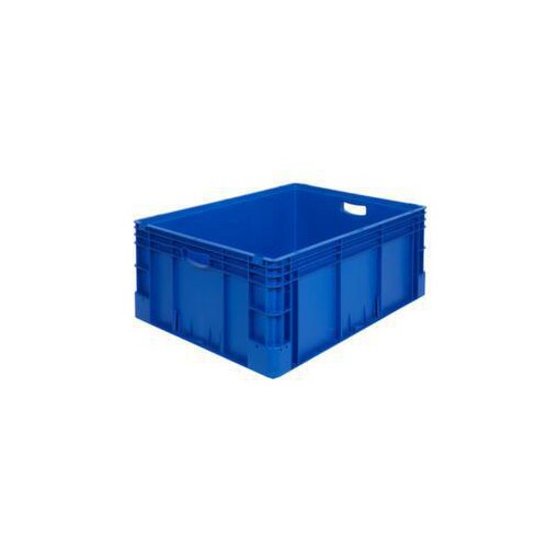 Stapelbehälter, HxLxB 320x800x600mm, 132l, PP, blau, Wände geschlossen