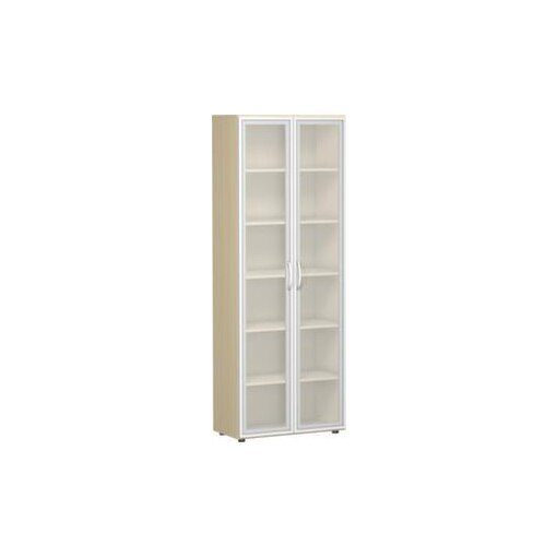 Büroschrank, HxBxT 2160x800x420mm, 5xHolzboden, 6 OH, Korpus Ahorn