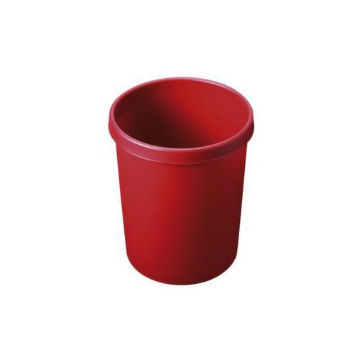 Papierkorb, 45l, HxØ 480x390mm, Korpus PP rot