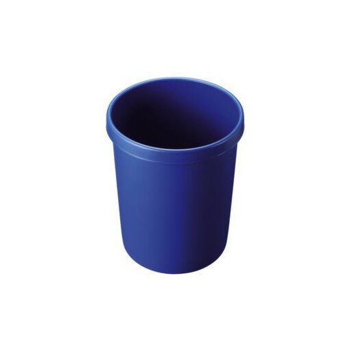 Papierkorb, 45l, HxØ 480x390mm, Korpus PP blau