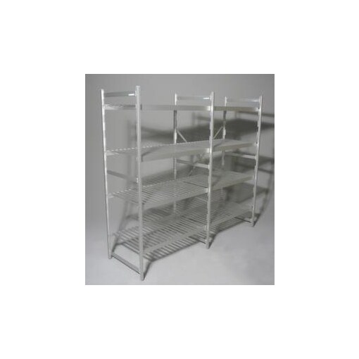 Lebensmittelregal, Anbaufeld, HxBxT 1800x975x600mm, Fachl. 150kg